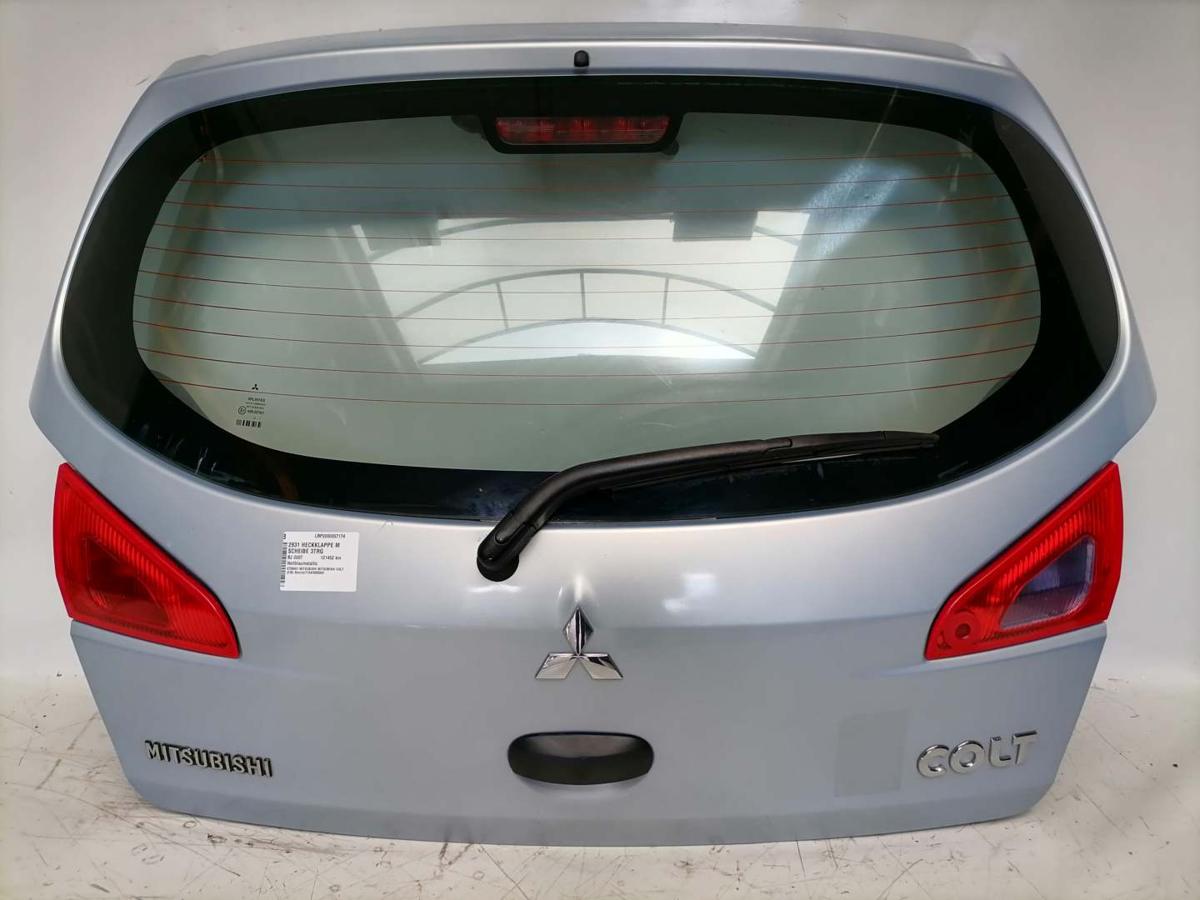 Mitsubishi Colt Z30 original Heckklappe mit Heckscheibe Hellblaumetallic 3-Türer Bj.2007